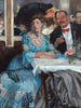 Chez Mouquin's - William James Glackens — weergave van het kunstwerk