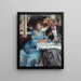 Chez Mouquin's - William James Glackens — ingelijst kunstwerk aan de muur