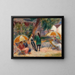 Strand met figuren in Bellport - William James Glackens — ingelijst kunstwerk aan de muur