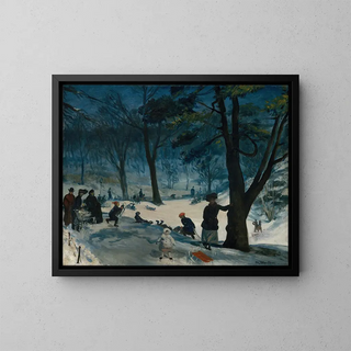 William James Glackens - Central Park Winter.webp