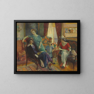 William James Glackens - Family Group.webp