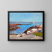 Portsmouth Harbor, New Hampshire - William James Glackens — framed artwork on a wall