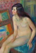 Nude Gold Medal of the Temple - William James Glackens — artwork view