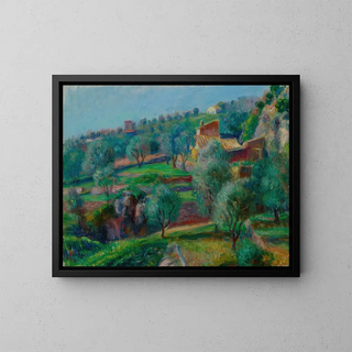 William James Glackens - Terraces South Of France.webp