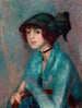 La Brune - William James Glackens — weergave van het kunstwerk