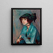 La Brune - William James Glackens — ingelijst kunstwerk aan de muur