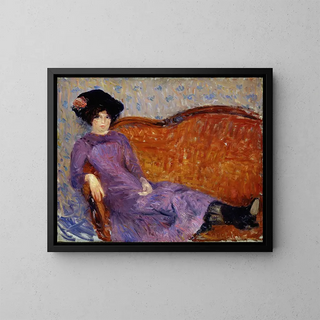 William James Glackens - The Purple Dress.webp