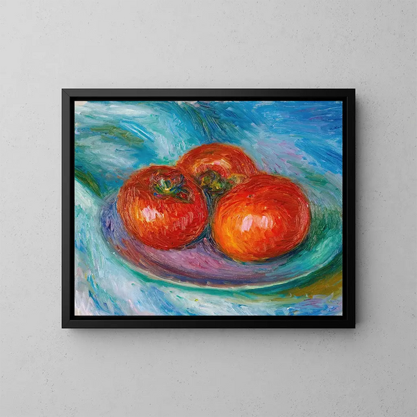 Drie tomaten - William James Glackens — ingelijst kunstwerk aan de muur