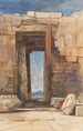 Een poort van de Akropolis Athene - William James Müller — weergave van het kunstwerk