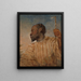 a Subjugated African - William James Müller — framed artwork on a wall