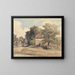 Landbouwgebouwen - William James Müller — ingelijst kunstwerk aan de muur