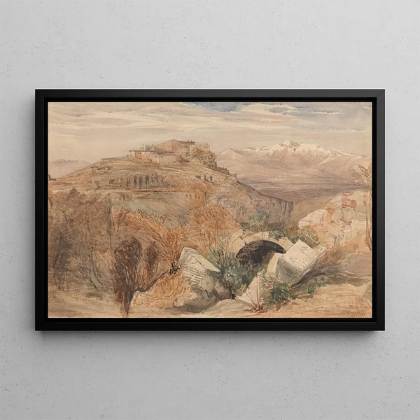 Ilos Lycie - William James Müller — framed artwork on a wall
