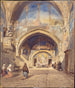 Binnenkant van de kerk van San Benedetto Subiaco - William James Müller — weergave van het kunstwerk
