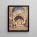 Binnenkant van de kerk van San Benedetto Subiaco - William James Müller — ingelijst kunstwerk aan de muur