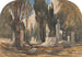 van William James Müller | Schilderij Dicht bij de brug van de karavaan in Smyrna — weergave van het kunstwerk