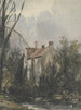 De oude molen - William James Müller — weergave van het kunstwerk