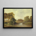 Vissersplezier met een vis - William Jones — ingelijst kunstwerk aan de muur