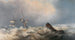 Scheepswrak voor de kust in de winter - William Joy — weergave van het kunstwerk