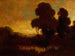Landschap van de avond - William Keith — weergave van het kunstwerk