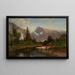 Half Dome, Yosemite - William Keith — ingelijst kunstwerk aan de muur
