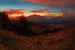 Zonsondergang op de Mount Diablo, zonsondergang in Marin - William Keith — weergave van het kunstwerk