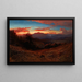 Zonsondergang op de Mount Diablo, zonsondergang in Marin - William Keith — ingelijst kunstwerk aan de muur