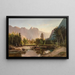 Vallei van Yosemite - William Keith — ingelijst kunstwerk aan de muur