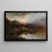 Landschap met zonsondergang - William Louis Sonntag — ingelijst kunstwerk aan de muur