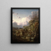 Berglandschap - William Louis Sonntag — ingelijst kunstwerk aan de muur