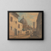 Een straat in Florence met de Duomo en de Campanile op de achtergrond - William Marlow — ingelijst kunstwerk aan de muur