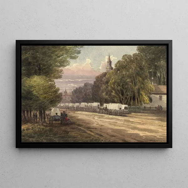 William McIlvaine - A view in Williamsburg Va.webp