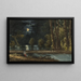 Le Chickahominy, bovenste brug van Sumners - William McIlvaine — ingelijst kunstwerk aan de muur