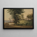 van een wit huis, rivier Pamunkey - William McIlvaine — ingelijst kunstwerk aan de muur