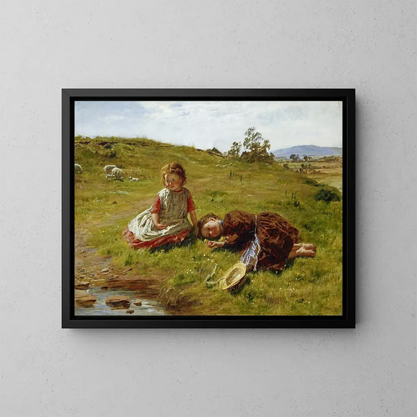 Spring Painting - William Mctaggart — framed artwork on a wall