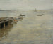Een grijze dag - William Merritt Chase — weergave van het kunstwerk