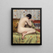 Een moderne Madeleine - William Merritt Chase — ingelijst kunstwerk aan de muur
