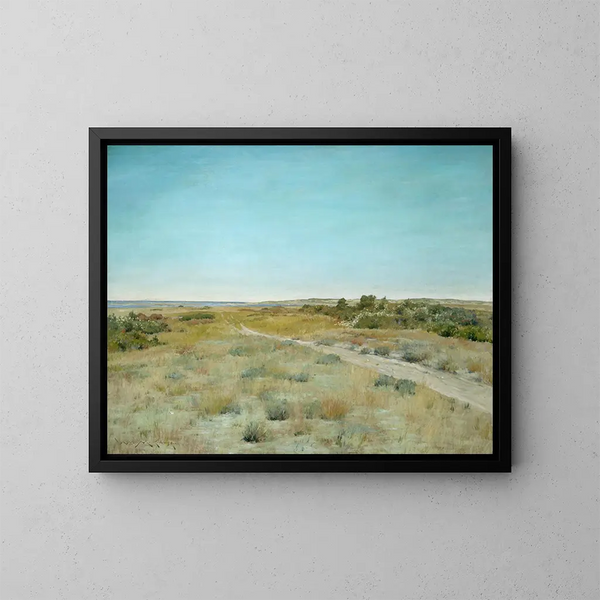 Eerste herfstkriebels - William Merritt Chase — ingelijst kunstwerk aan de muur