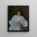 Meis in wit - William Merritt Chase — ingelijst kunstwerk aan de muur