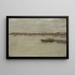 Donkergrijze dag aan de baai - William Merritt Chase — ingelijst kunstwerk aan de muur