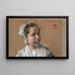 Hoofd van een jonge vrouw - William Merritt Chase — ingelijst kunstwerk aan de muur