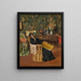 In het atelier - William Merritt Chase — ingelijst kunstwerk aan de muur