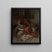 Apen met literatuur - William Merritt Chase — ingelijst kunstwerk aan de muur
