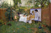 Klein ontbijt in de openlucht - William Merritt Chase — weergave van het kunstwerk