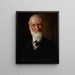 Portret van mijn vader David Hester Chase - William Merritt Chase — ingelijst kunstwerk aan de muur