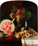 Natuurstudie met watermeloen - William Merritt Chase — weergave van het kunstwerk