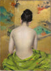 Studie van huidskleur en goud - William Merritt Chase — weergave van het kunstwerk