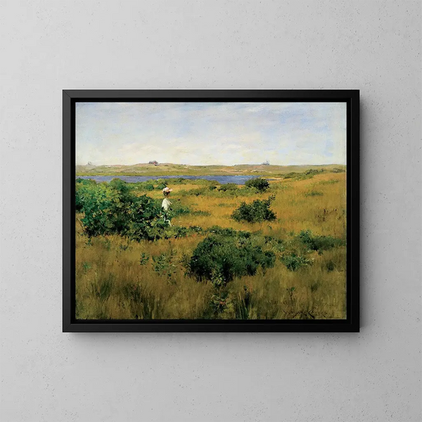 Zomer in Shinnecock Hills - William Merritt Chase — ingelijst kunstwerk aan de muur