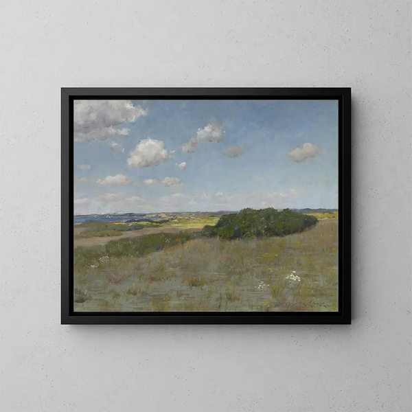 van Lumière et ombre à Shinnecock Hills - William Merritt Chase — ingelijst kunstwerk aan de muur