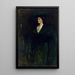 De smaragd dame - William Merritt Chase — ingelijst kunstwerk aan de muur