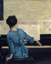 Het openingswoord - William Merritt Chase — weergave van het kunstwerk